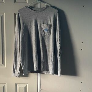 Vineyard Vines, men, size Medium, grey, long sleeve shirt.